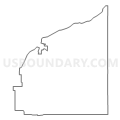 Census Tract 9576, Fountain County, Indiana (Light Gray Border)
