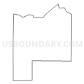 Census Tract 6106.05, Johnson County, Indiana (Light Gray Border)