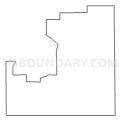 Census Tract 207.01, Marshall County, Indiana (Light Gray Border)
