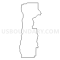 Census Tract 302, Parke County, Indiana (Light Gray Border)