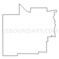 Census Tract 6, Wayne County, Indiana (Light Gray Border)