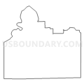 Census Tract 5107.01, Morgan County, Indiana (Light Gray Border)