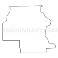 Census Tract 9533, Dubois County, Indiana (Light Gray Border)