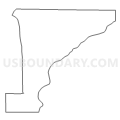 Census Tract 9594, Carroll County, Indiana (Light Gray Border)