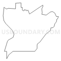 Census Tract 9596, Carroll County, Indiana (Light Gray Border)
