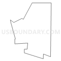 Census Tract 9761, Henry County, Indiana (Light Gray Border)