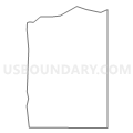 Census Tract 406, Lake County, Indiana (Light Gray Border)