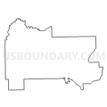 Census Tract 9624, Kosciusko County, Indiana (Light Gray Border)