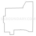 Census Tract 9622, Kosciusko County, Indiana (Light Gray Border)