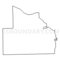 Census Tract 9616, Kosciusko County, Indiana (Light Gray Border)