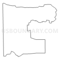 Census Tract 110, Bartholomew County, Indiana (Light Gray Border)