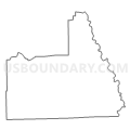Census Tract 115, Bartholomew County, Indiana (Light Gray Border)