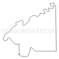 Census Tract 9681, Jackson County, Indiana (Light Gray Border)