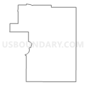 Census Tract 9538, Starke County, Indiana (Light Gray Border)