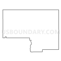 Census Tract 9501, Kossuth County, Iowa (Light Gray Border)