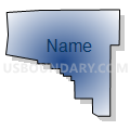Census Tract 9603, Washington County, Iowa (Radial Fill with Shadow)