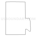 Census Tract 9607, Benton County, Iowa (Light Gray Border)