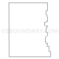 Census Tract 703, Monroe County, Iowa (Light Gray Border)