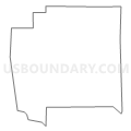 Census Tract 9505, Mahaska County, Iowa (Light Gray Border)