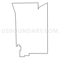 Census Tract 9504, Mahaska County, Iowa (Light Gray Border)
