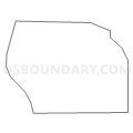 Census Tract 130, Scott County, Iowa (Light Gray Border)