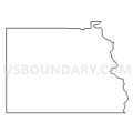 Census Tract 206, Boone County, Iowa (Light Gray Border)