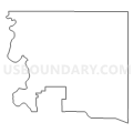 Census Tract 201, Boone County, Iowa (Light Gray Border)
