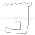 Census Tract 102.02, Scott County, Iowa (Light Gray Border)