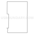 Census Tract 5601, Mitchell County, Iowa (Light Gray Border)