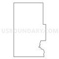 Census Tract 5602, Mitchell County, Iowa (Light Gray Border)