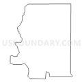 Census Tract 5603, Mitchell County, Iowa (Light Gray Border)