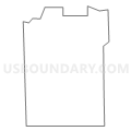 Census Tract 14, Black Hawk County, Iowa (Light Gray Border)