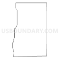 Census Tract 801, Davis County, Iowa (Light Gray Border)