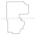 Census Tract 105, Dubuque County, Iowa (Light Gray Border)