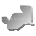 Census Tract 3, Linn County, Iowa (Gray Gradient Fill with Shadow)