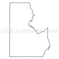 Census Tract 9702, Henry County, Iowa (Light Gray Border)