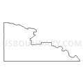 Census Tract 9607, Wapello County, Iowa (Light Gray Border)