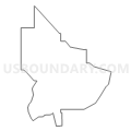 Census Tract 9603, Wapello County, Iowa (Light Gray Border)