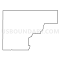 Census Tract 9501, Winneshiek County, Iowa (Light Gray Border)