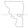 Census Tract 9602, Monona County, Iowa (Light Gray Border)
