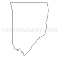 Census Tract 10, Des Moines County, Iowa (Light Gray Border)