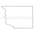 Census Tract 105, Polk County, Iowa (Light Gray Border)