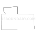 Census Tract 102.12, Polk County, Iowa (Light Gray Border)