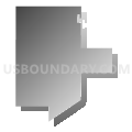 Census Tract 9658, Seward County, Kansas (Gray Gradient Fill with Shadow)