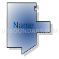 Census Tract 9658, Seward County, Kansas (Radial Fill with Shadow)