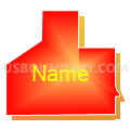 Census Tract 9659, Seward County, Kansas (Bright Blending Fill with Shadow)
