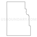 Census Tract 828, Jackson County, Kansas (Light Gray Border)
