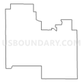 Census Tract 4933, Cowley County, Kansas (Light Gray Border)
