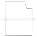Census Tract 9573, Crawford County, Kansas (Light Gray Border)