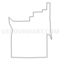 Census Tract 525.04, Johnson County, Kansas (Light Gray Border)